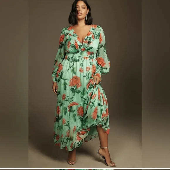 Anthropologie‎ floral dress - Picture 3 of 10